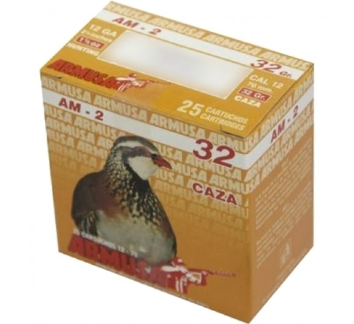 CARTUCHO ARMUSA AM-2 CAZA 32Gr CAJA 25